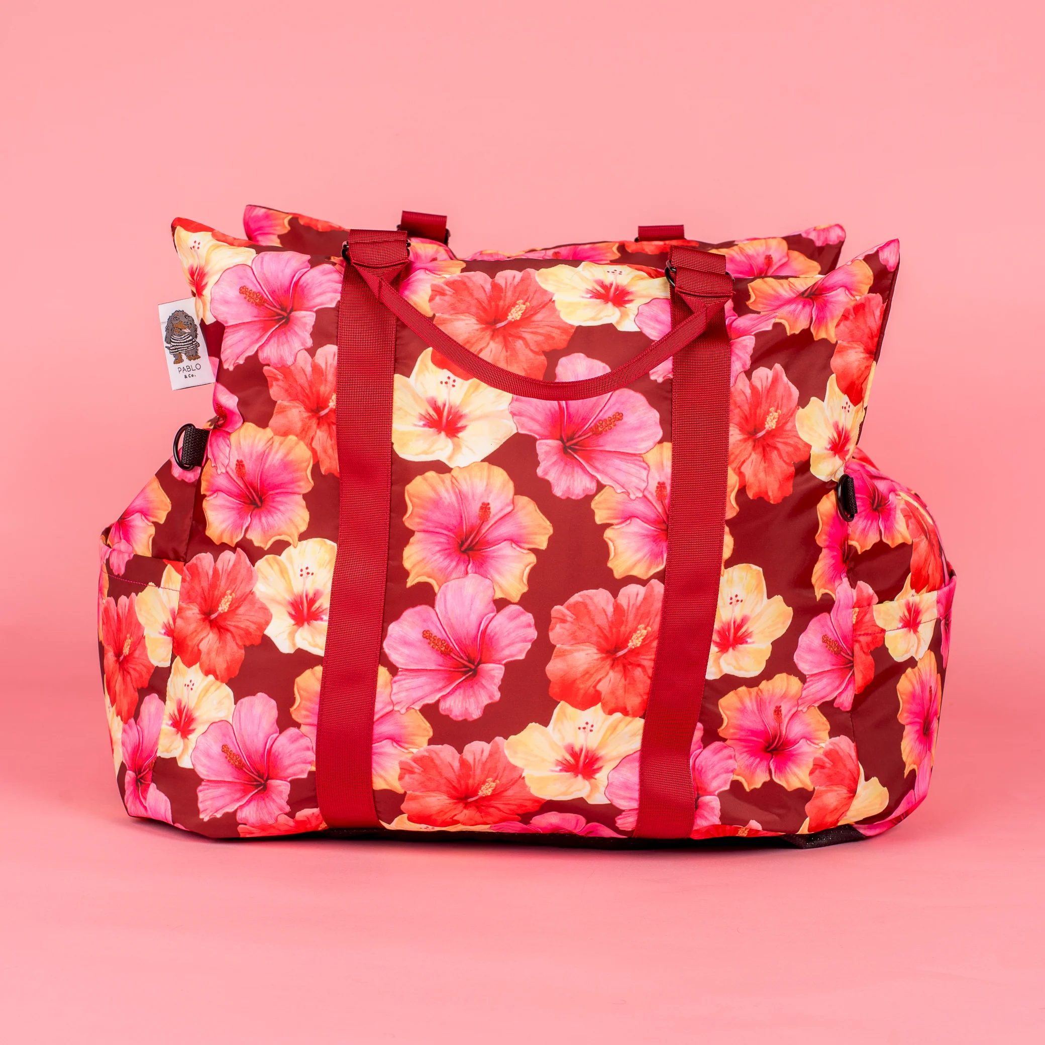 Deluxe Travel Car Bed: Hibiscus - Image 2
