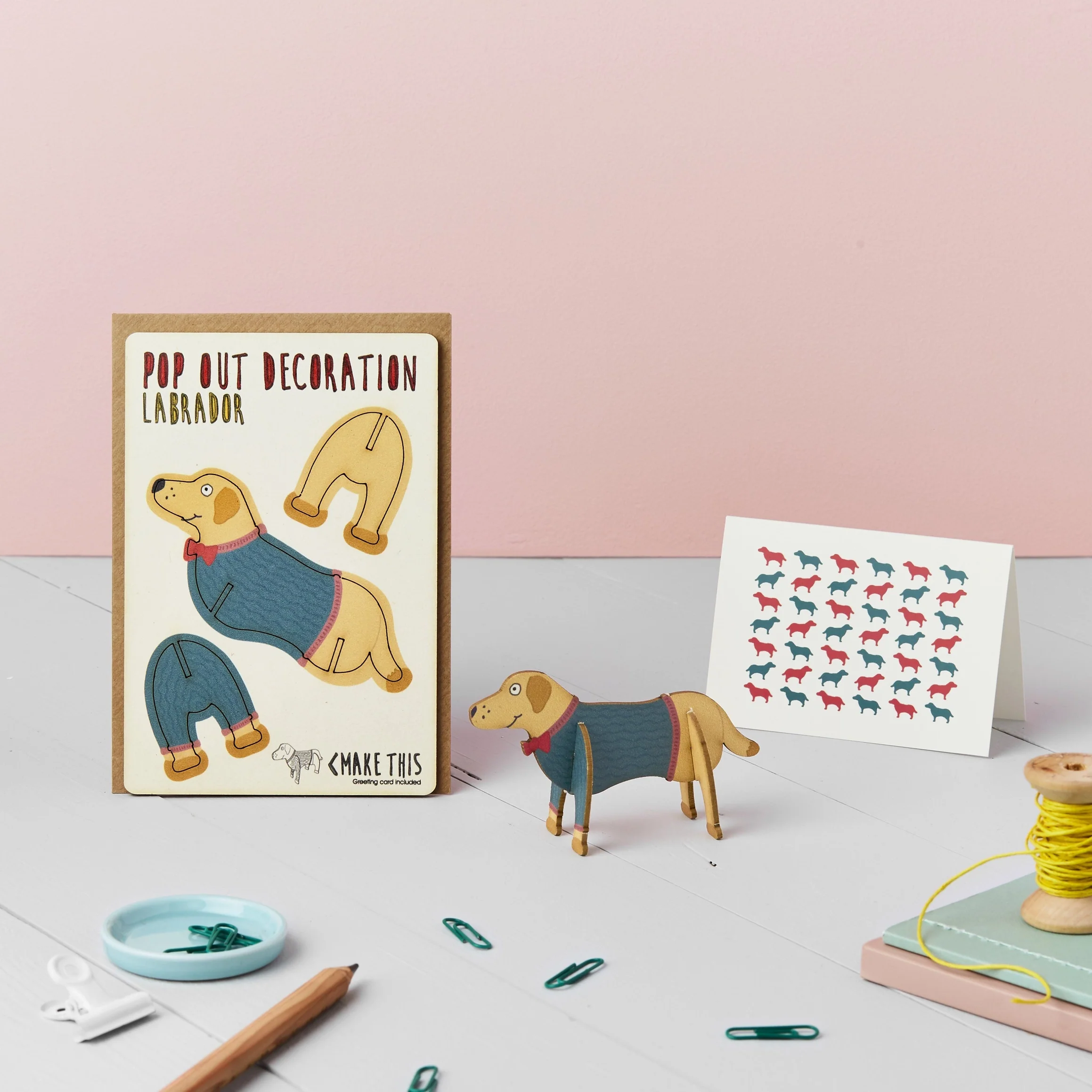 Dog Pop Out Decoration Greeting Card - Image 6