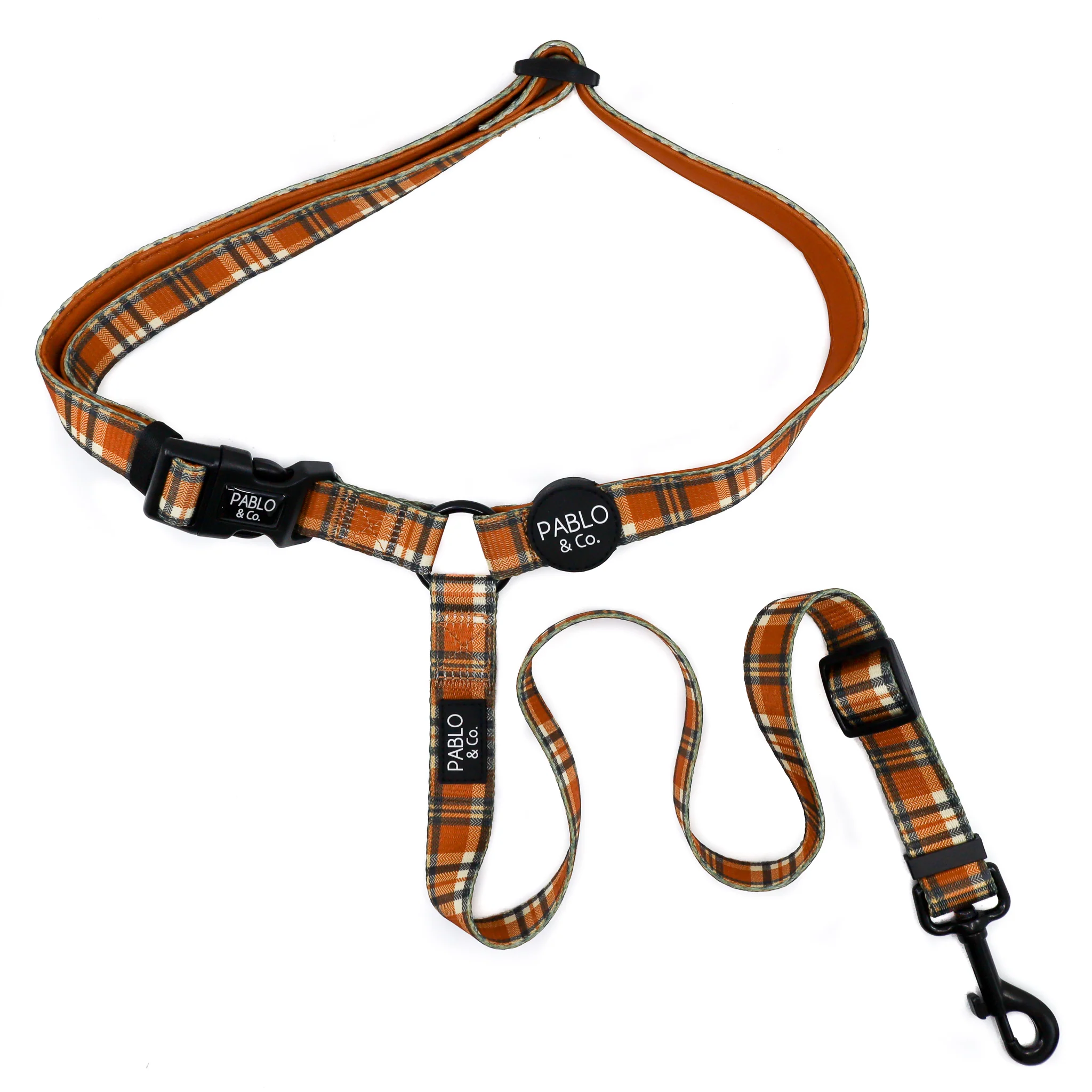 Vintage Plaid: Headrest Car Restraint - Image 3